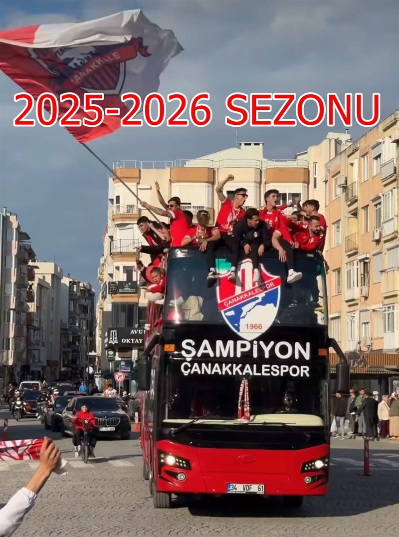 2025-2026 SEZONU SÜPER AMATÖR LİG ŞAMPİYONU ÇANAKKALE SPOR OLDU