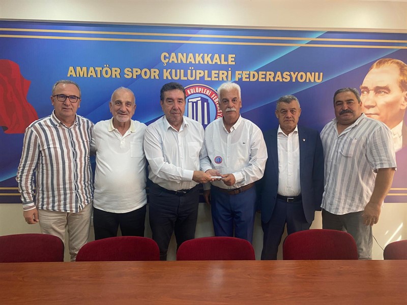 TÜRKİYE FUTBOL SAHA KOMİSERLERİ DERNEĞİ GENEL BAŞKANI HÜSEYİN DOĞAN FEDERASYONUMUZU ZİYARET ETTİ