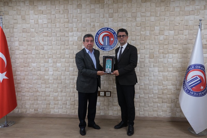 ÇOMÜ REKTÖRÜMÜZ SAYIN PROF. DR. R. CÜNEYT ERENOĞLUNA ZİYARET