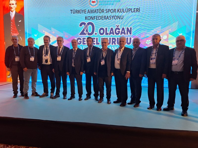 TÜRKİYE AMATÖR SPOR KULÜPLERİ KONFEDERASYONUNUN (TASKK) 20. OLAĞAN GENEL KURULU YAPILDI
