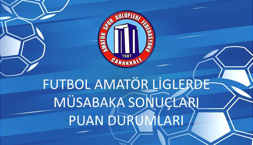 FUTBOL AMATÖR LİGLERDE MÜSABAKA SONUÇLARI PUAN DURUMLARI / 23.09.2023 – 29.09.2023