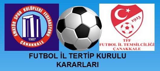 FUTBOL İL TERTİP KURULU KARARLARI 15.10.2024