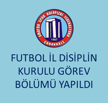 YENİ ATANAN FUTBOL İL DİSİPLİN KURULU GÖREV BÖLÜMÜ YAPTI