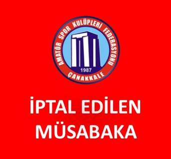 İPTAL EDİLEN U 14 LİGİ B GRUBU MÜSABAKASI