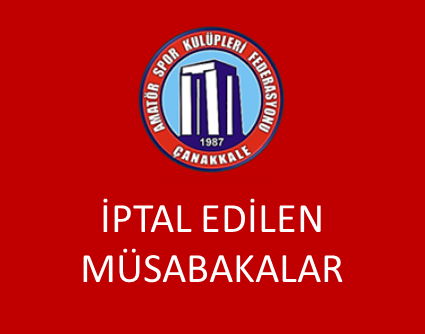İPTAL EDİLEN U 12 LİGİ MİNİKLER ŞENLİĞİ LİGİ C GRUBU MÜSABAKALARI