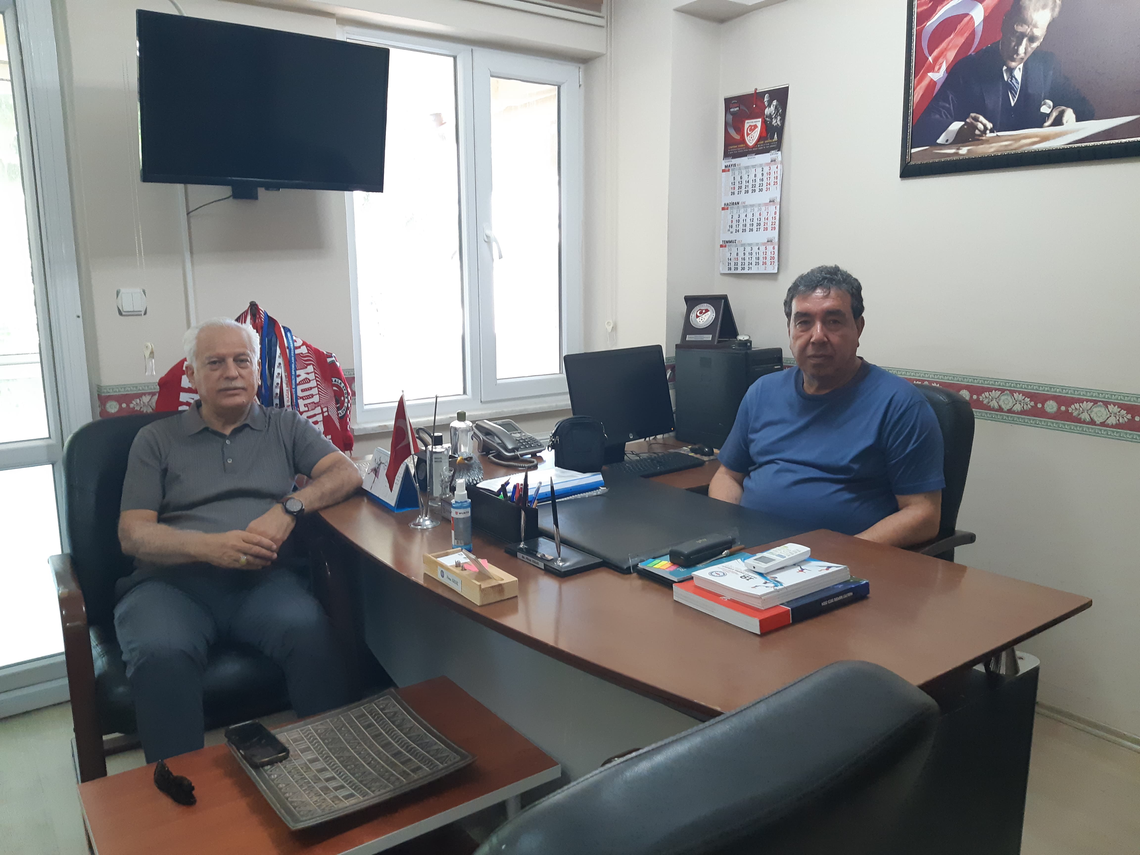 TASKK GENEL SEKRETERİ ABDULLAH ALBUNAR FEDERASYONUMUZU ZİYARET ETTİ