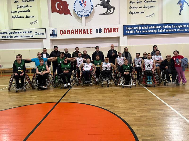 BOĞAZGÜCÜ ENGELLİLER BASKETBOL TAKIMI KENDİ EVİNDEKİ İLK MÜSABAKASINDA GALİP GELDİ