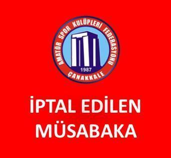 İPTAL EDİLEN U 13 LİGİ A GRUBU MÜSABAKASI