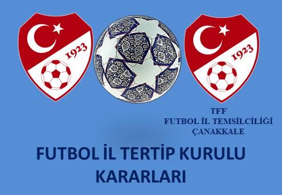 FUTBOL İL TERTİP KURULU KARARLARI 03.03.2026