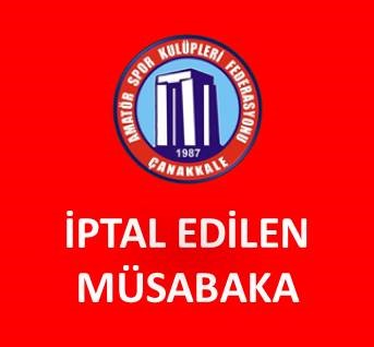 İPTAL EDİLEN U 13 LİGİ A GRUBU MÜSABAKASI